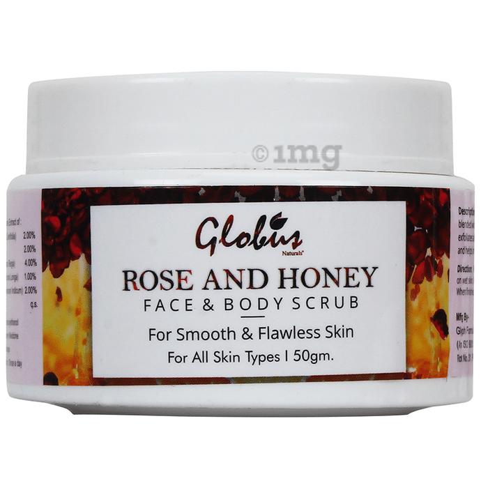 Globus Naturals Rose & Honey Face & Body Scrub