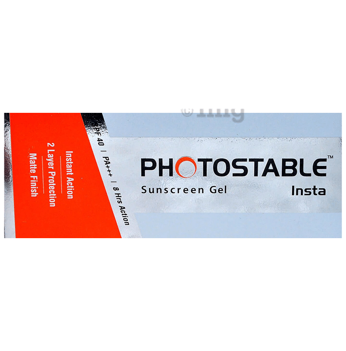 Photostable Insta Sunscreen Gel SPF 40