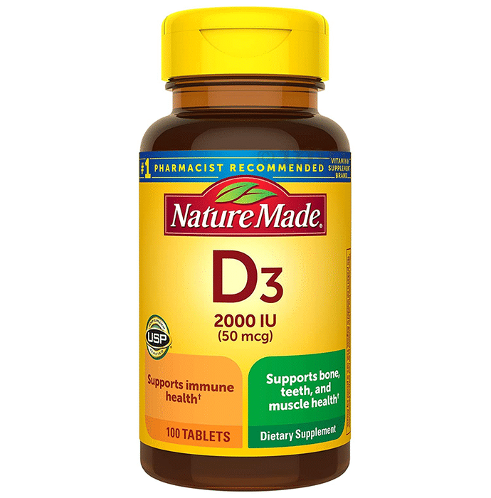 Nature Made Vitamin D3 2000IU (50mcg) Tablet