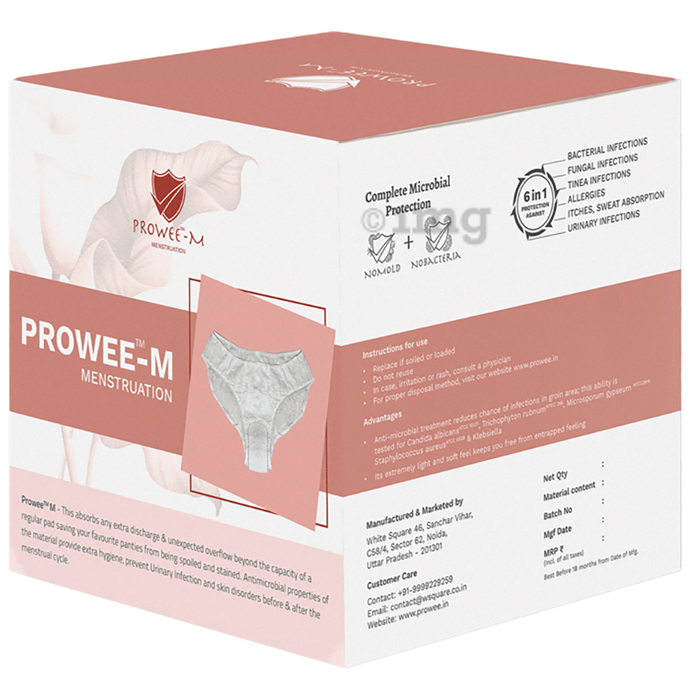 Prowee-M Menstruation/Period Panty with Absorbent Pad XS