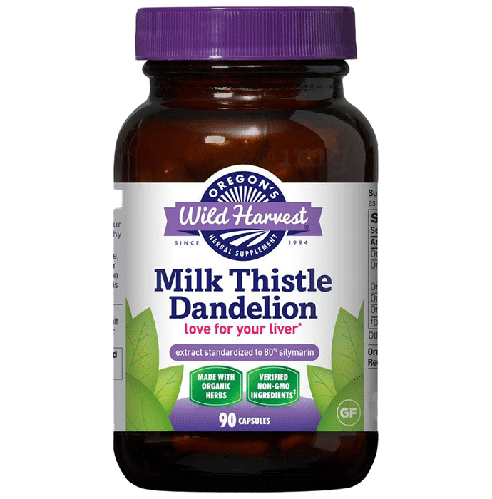 Oregon's Wild Harvest Milk Thistle Dandelion Capsule
