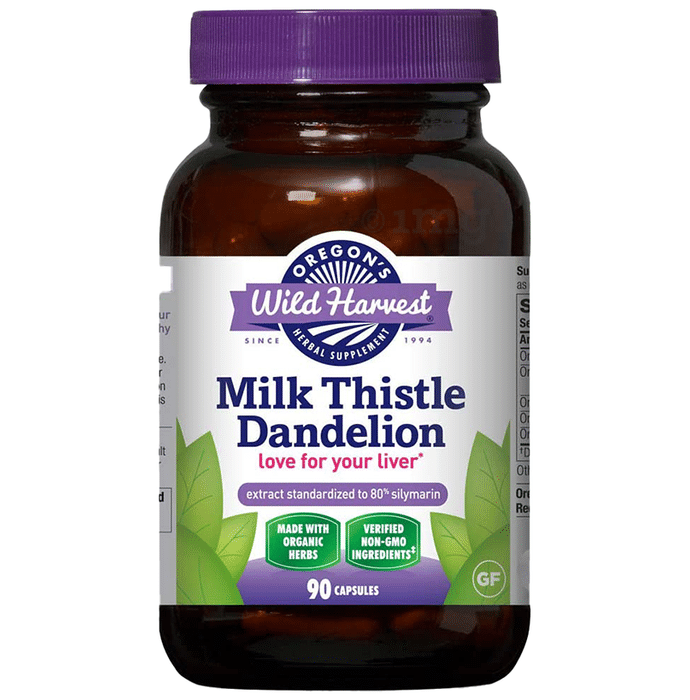 Oregon's Wild Harvest Milk Thistle Dandelion Capsule