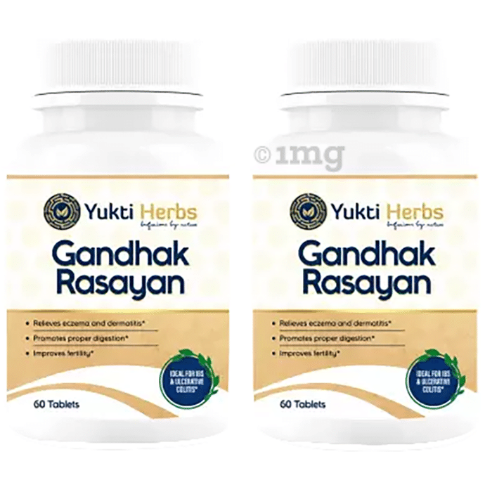 Yukti Herbs Gandhak Rasayan Tablet (60 Each)