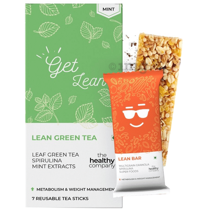 The Healthy Company One Week Weight Loss (7 Bar & 7 Tea Stick) Mint Buy 1 Get 1 Free