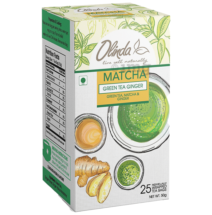 Olinda Matcha Green Tea (2gm Each) Ginger