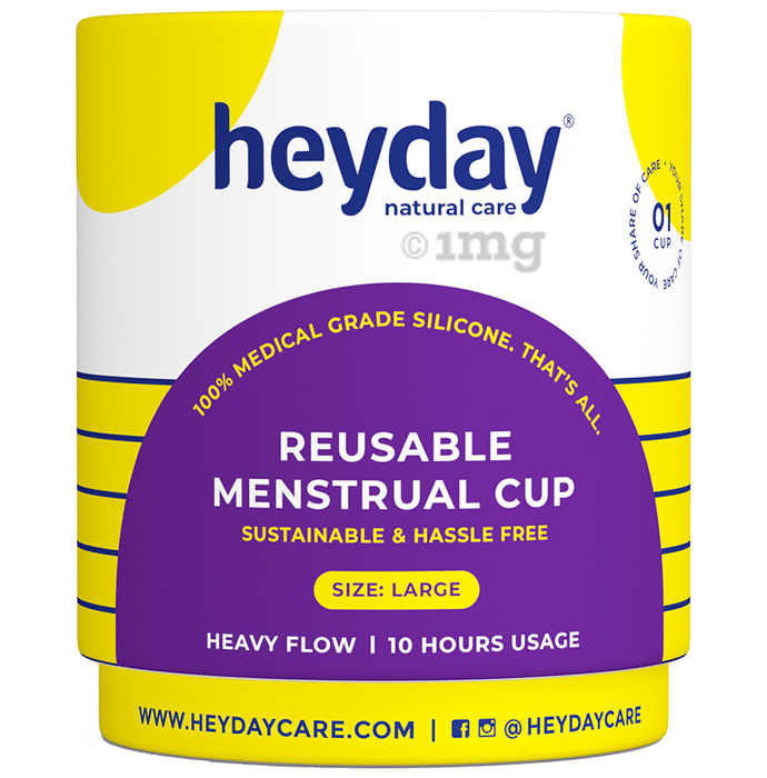 Heyday Natural Care Reusable Menstrual Cup Large