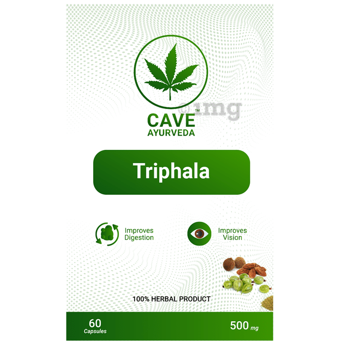 Cave Ayurveda Triphala 500mg Capsule