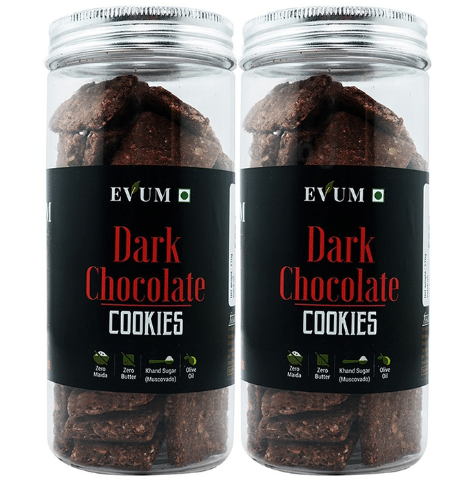 Evum Dark Chocolate Cookie (170gm Each)