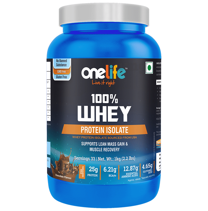 OneLife 100% Whey Protein Isolate Chocolate