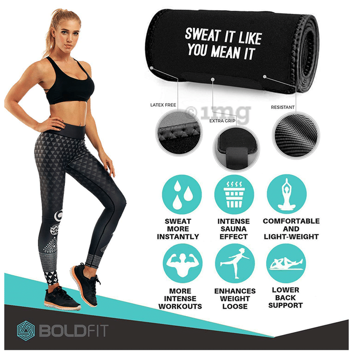 Boldfit Tummy Shaper for Women & Men Sweat Slim Belt Tummy Belt Shapewear  for Belly. Body Shaper Belt for Stomach Fitness Belt for Exercise &  Workout- 2XL-3XL Black : : Clothing 