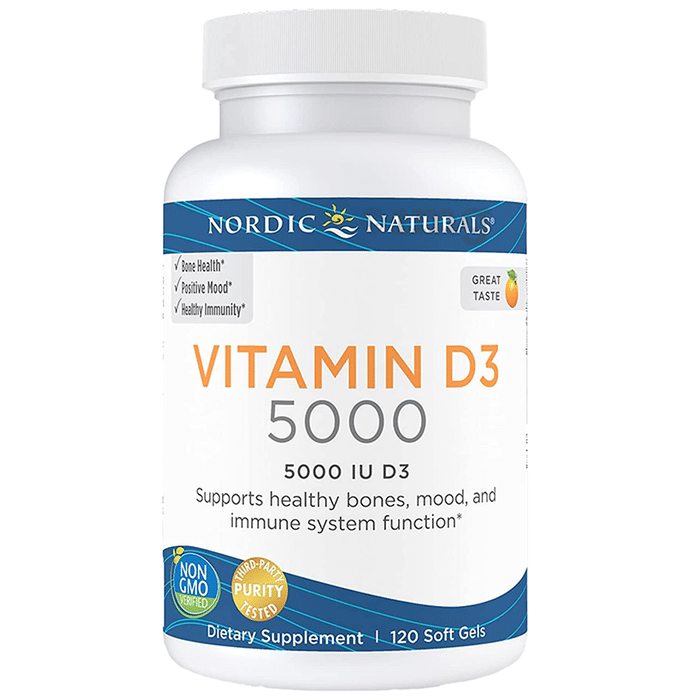Nordic Naturals Vitamin D3 5000IU Softgel
