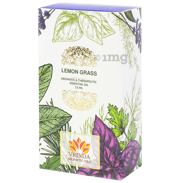 Vrinda Lemon Grass Aromatic & Therapeutic Essential Oil