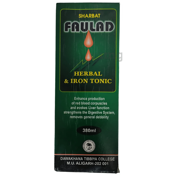 AMU Dawakhana Sharbat Faulad Herbal & Iron Tonic