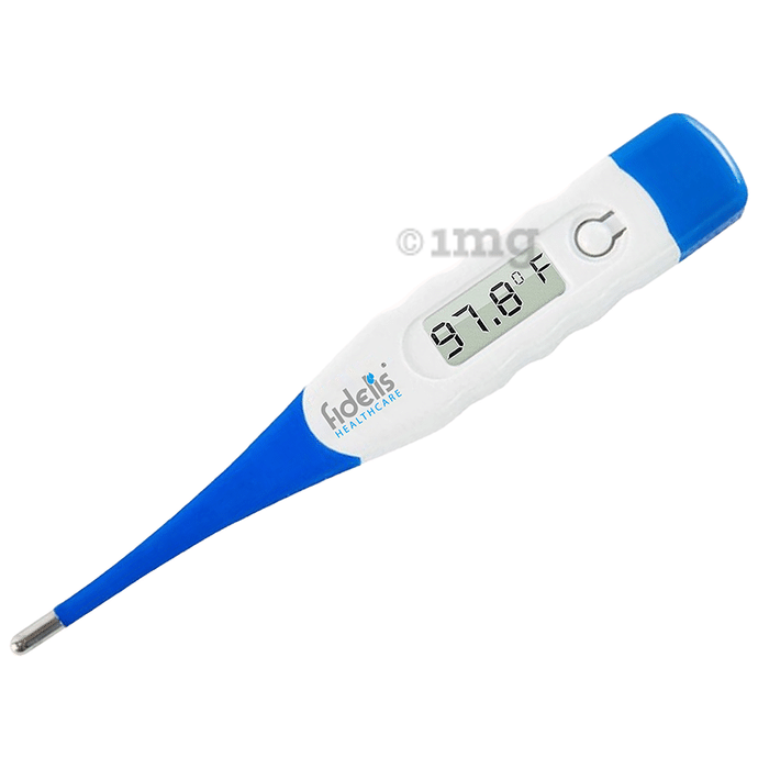 Fidelis Flexible Thermometer Blue