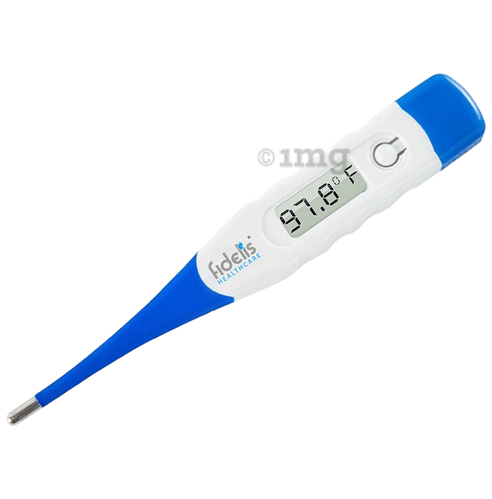 Fidelis Flexible Thermometer Blue