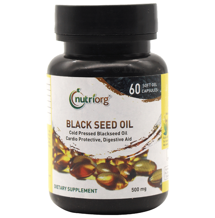 Nutriorg Blackseed Oil Soft Gel Vegetable Capsule