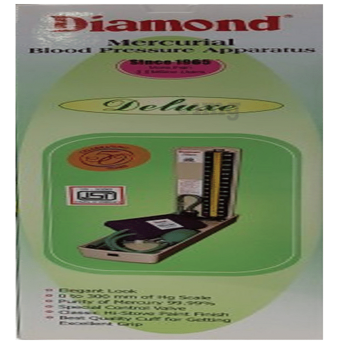 Diamond BPMR120 Mercurial Blood Pressure Apparatus Deluxe