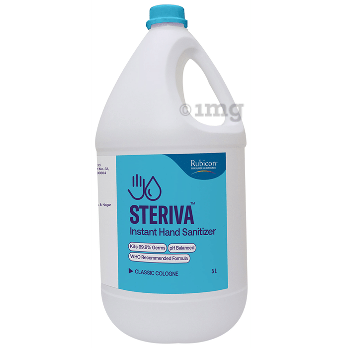 Steriva Instant Hand Sanitizer 80% Ethanol Classic Cologne
