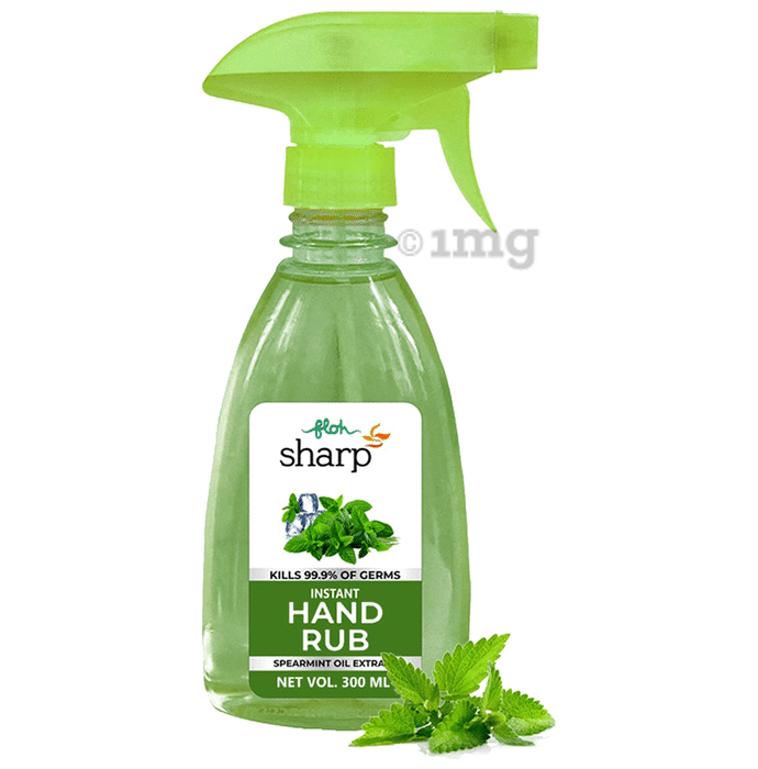 FLOH Spearmint Oil Extract Sharp Instant Hand Rub Sanitizer
