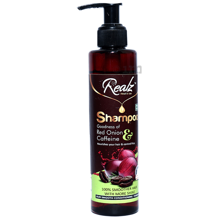 Realz Shampoo Goodness of Red Onion & Caffeine
