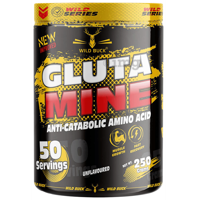 Wild Buck Glutamine Anti-Catabolic Amino Acid Unflavored