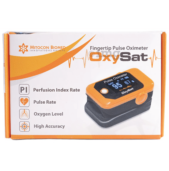 Mitocon Biomed OxySat Fingertip Pulse Oximeter
