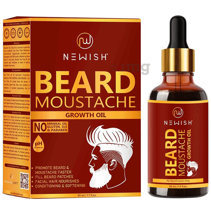 Newish Beard and Moustache Growth Oil
