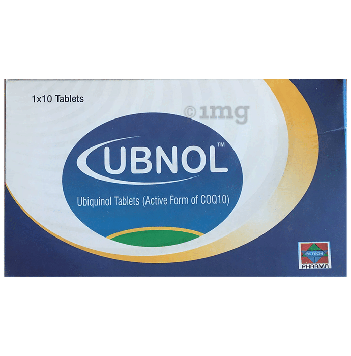 Ubnol Ubiquinol (Active Form of CoQ10) Tablet