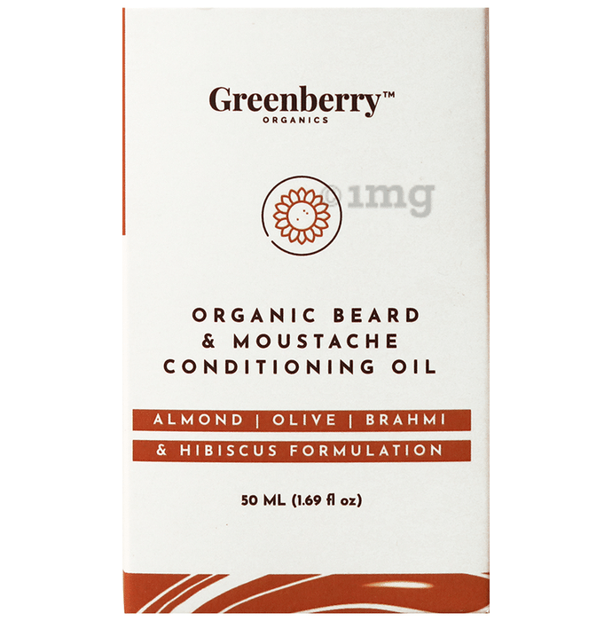 Greenberry Organics Organic Beard & Moustache Conditioning Oil