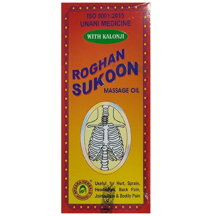 Apsara Roghan Sukoon Massage Oil | Helps Relieve Sprain, Headaches, Back Pain, Joint Pain & Body Pain
