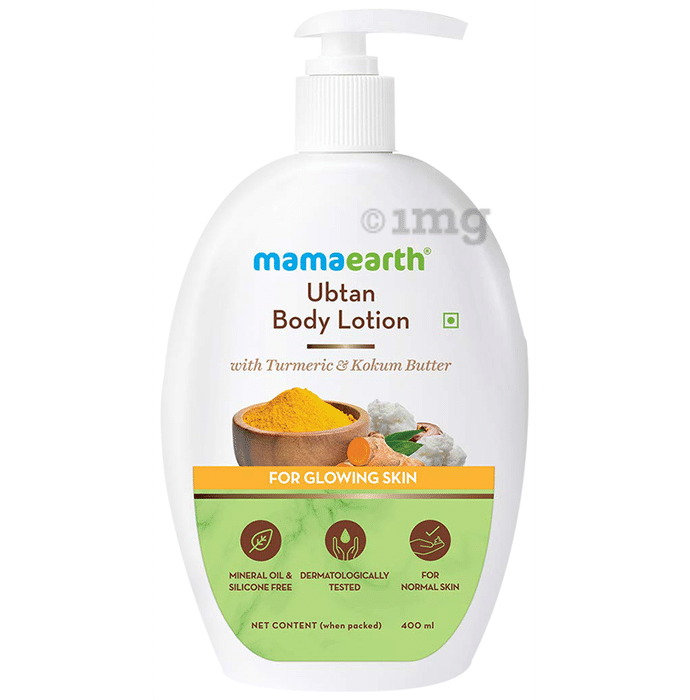 Mamaearth Ubtan Body Lotion for All Skin Types | Mineral Oil & Silicone-Free