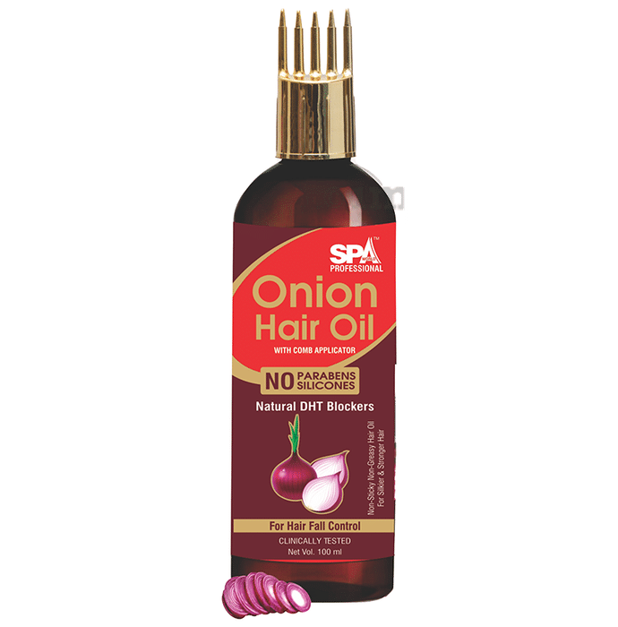Spa World Professional Onion Hair Oil with Comb Applicator