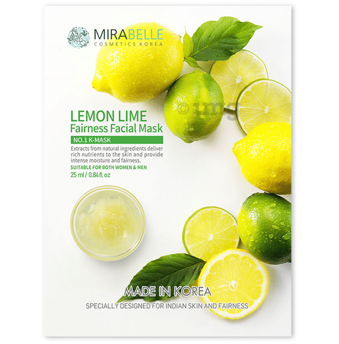 Mirabelle Cosmetics Korea Lemon Lime Fairness Facial Mask