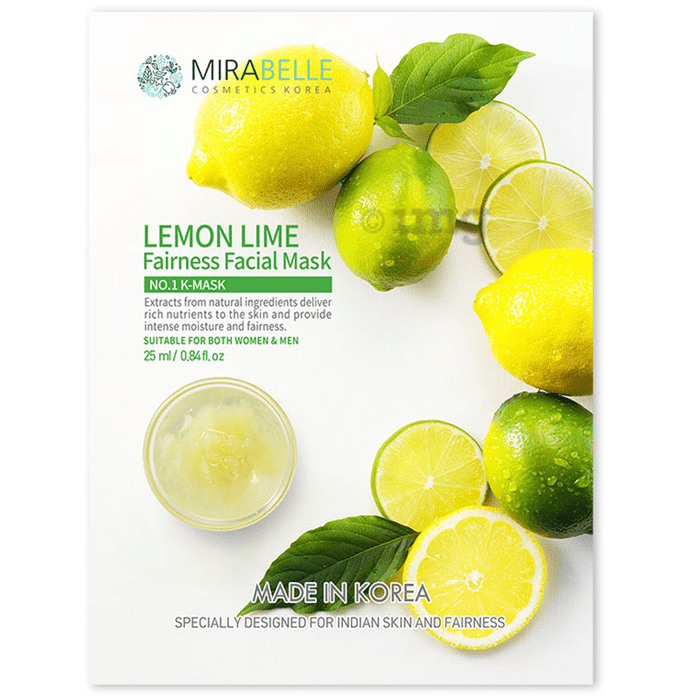 Mirabelle Cosmetics Korea Lemon Lime Fairness Facial Mask