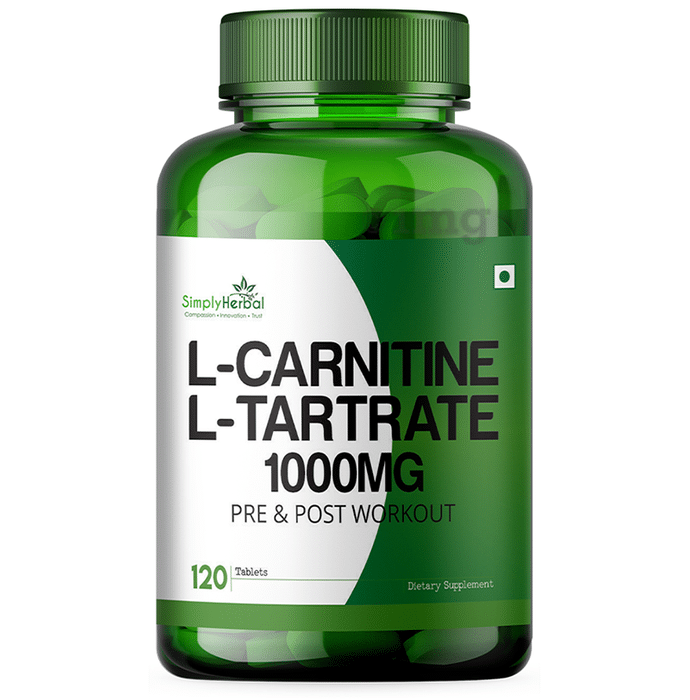 Simply Herbal L-Carnitine L-Tartrate 1000mg Tablet