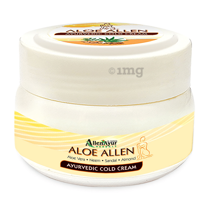 Dr. Sarkar's Allen Ayur Herbals Aloe Allen Ayurvedic Cold Cream (55gm Each)
