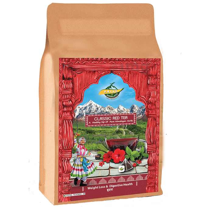 Pride Of Himalaya Hibiscus Classic Red Tea Bag (2gm Each)