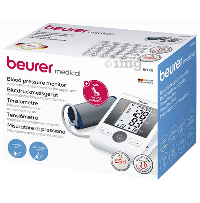 Beurer BM 28 Upper Arm Blood Pressure Monitor White