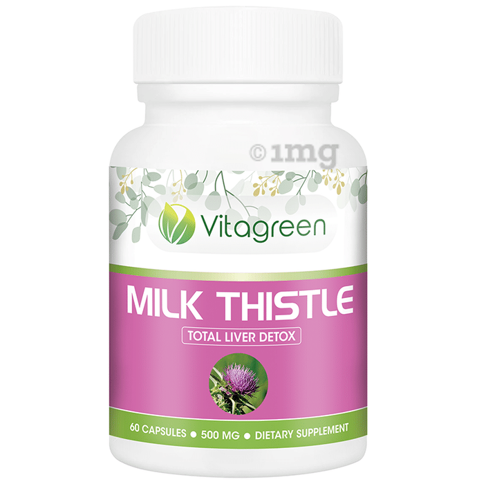 Vitagreen Milk Thistle 500mg Capsule