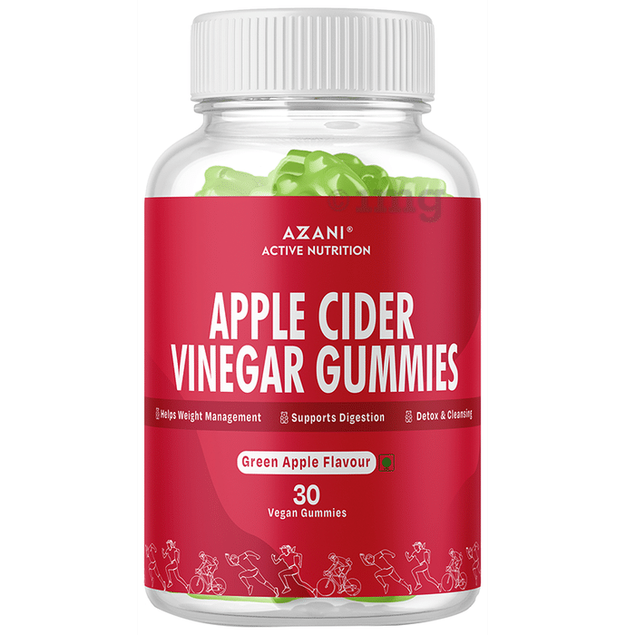 Azani Active Nutrition Apple Cider Vinegar Gummies Green Apple