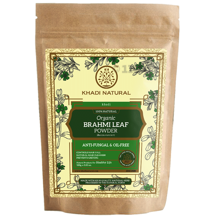 Khadi Naturals Organic Brahmi Leaf Powder