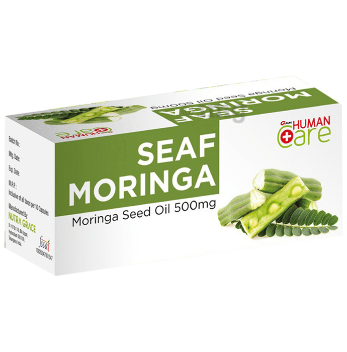 Seaf Moringa Seed Oil 500mg Capsule Combipack
