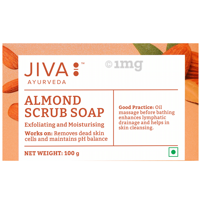 Jiva Almond Scrub Soap