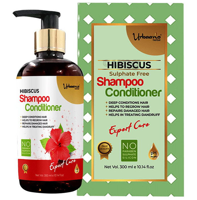 Urbaano Herbal Hibiscus Shampoo Conditioner