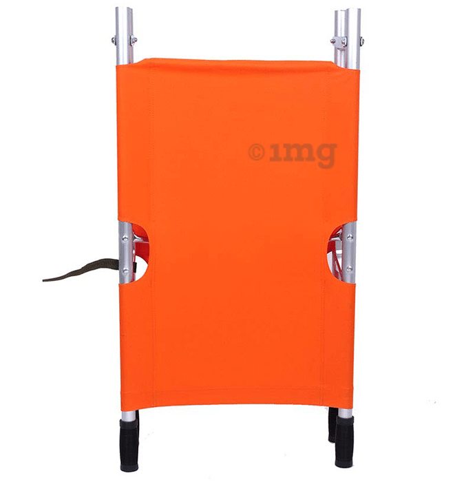 EASYCARE ECF002 Aluminium 2 Fold Stretcher for Medical & Hospital Orange