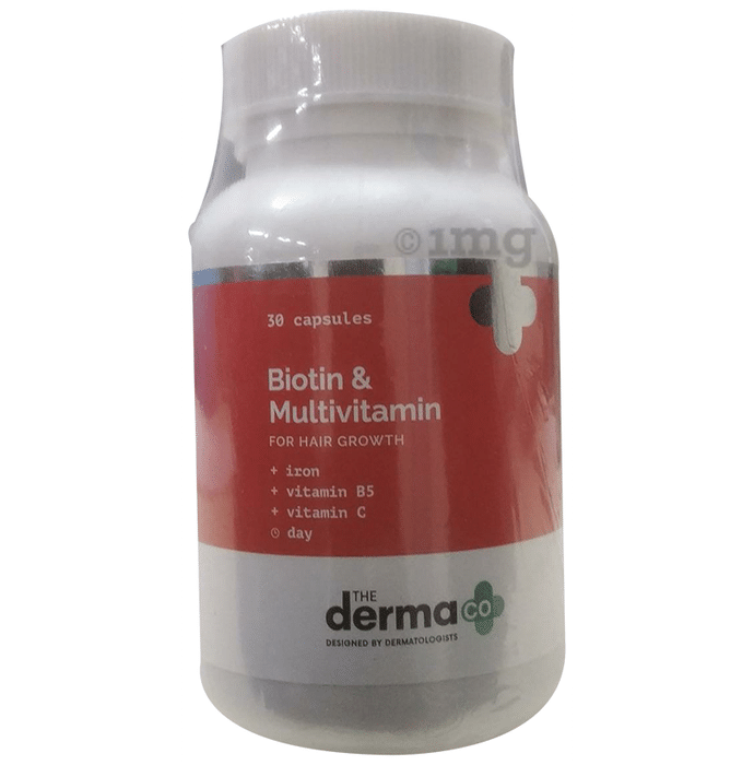 The Derma Co Biotin & Hair Vitamins Capsule
