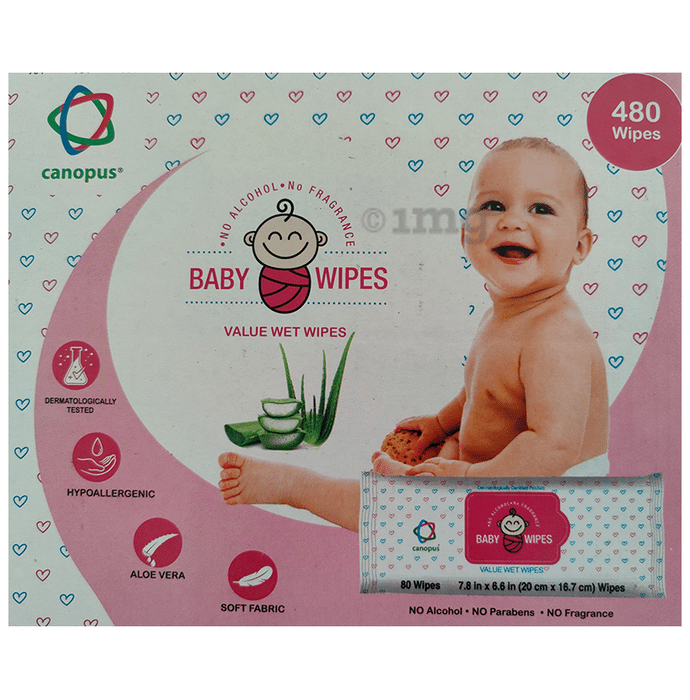 Canopus Baby Wipes (80 Each)