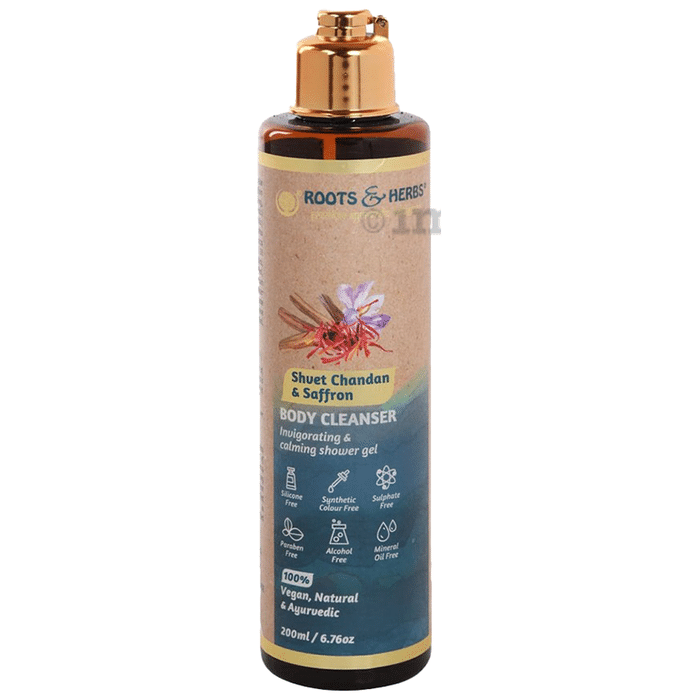 Roots and Herbs Shvet Chandan & Saffron Body Cleanser