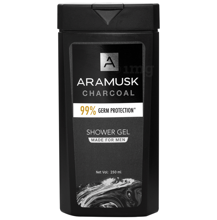 Aramusk Charcoal 99% Germ Protection Shower Gel
