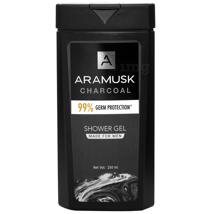 Aramusk Charcoal 99% Germ Protection Shower Gel